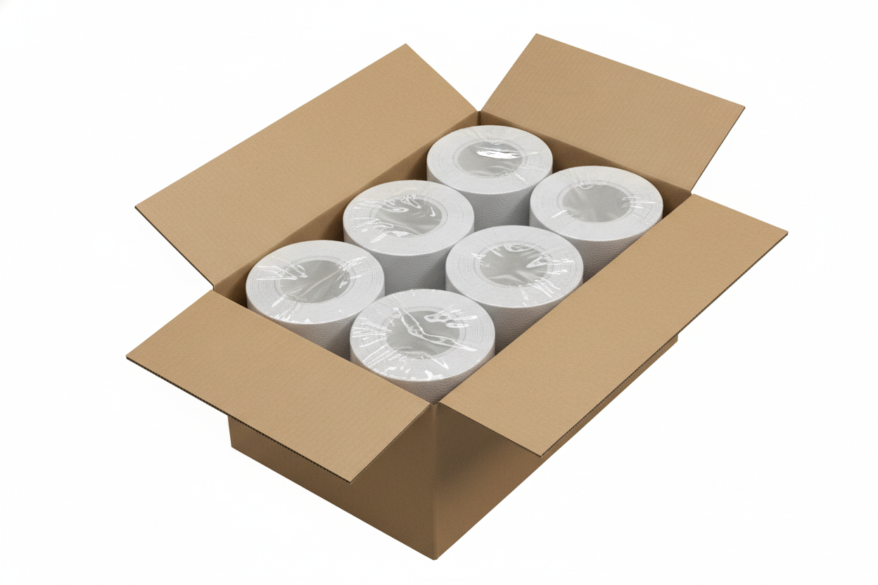 Box of 6 sheet rolls